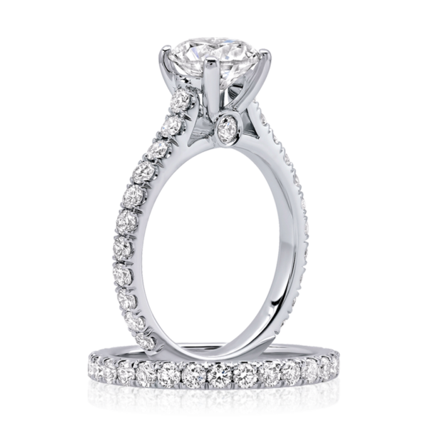 XO Jewels Semi-Mount Astounding 1.5 Carat Diamond Engagement Ring Setting